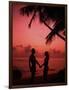 Couple Enjoying a Romantic Sunset on the Beach-Bill Bachmann-Framed Photographic Print