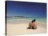 Couple Enjoying Honeymoon on Remote Island of Nosy Iranja, Off Coast of Madagascar, Indian Ocean-Michael Runkel-Stretched Canvas