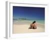 Couple Enjoying Honeymoon on Remote Island of Nosy Iranja, Off Coast of Madagascar, Indian Ocean-Michael Runkel-Framed Photographic Print