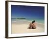 Couple Enjoying Honeymoon on Remote Island of Nosy Iranja, Off Coast of Madagascar, Indian Ocean-Michael Runkel-Framed Photographic Print