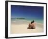 Couple Enjoying Honeymoon on Remote Island of Nosy Iranja, Off Coast of Madagascar, Indian Ocean-Michael Runkel-Framed Photographic Print