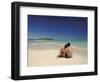 Couple Enjoying Honeymoon on Remote Island of Nosy Iranja, Off Coast of Madagascar, Indian Ocean-Michael Runkel-Framed Photographic Print