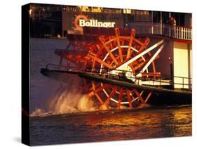 Couple Enjoying Sunset on Mississippi River, New Orleans, Louisiana, USA-Adam Jones-Stretched Canvas