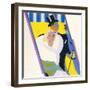 Couple, Enter Restaurant-null-Framed Art Print