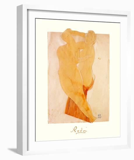 Couple Feminin-Auguste Rodin-Framed Premium Giclee Print