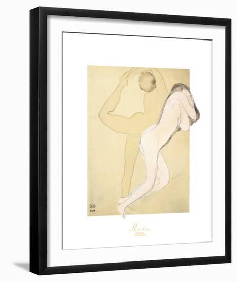 Couple Feminine-Auguste Rodin-Framed Art Print