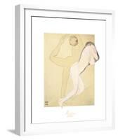 Couple Feminine-Auguste Rodin-Framed Art Print