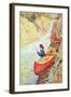 Couple Fishing Near a Waterfall-Philip Russell Goodwin-Framed Giclee Print