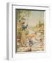 Couple Fishing on a River-null-Framed Giclee Print