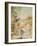 Couple Fishing on a River-null-Framed Giclee Print