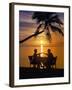 Couple Having Dinner at the Beach, Toasting Glasses, Maldives, Indian Ocean, Asia-Sakis Papadopoulos-Framed Photographic Print