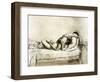 Couple Having Sex, Plate 27 from Liebe-Mihaly von Zichy-Framed Giclee Print