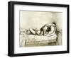 Couple Having Sex, Plate 27 from Liebe-Mihaly von Zichy-Framed Giclee Print