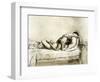 Couple Having Sex, Plate 27 from Liebe-Mihaly von Zichy-Framed Giclee Print