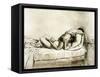 Couple Having Sex, Plate 27 from Liebe-Mihaly von Zichy-Framed Stretched Canvas