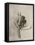 Couple Having Sex, Plate 35 of Liebe-Mihaly von Zichy-Framed Stretched Canvas