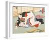 Couple Having Sex-Japanese School-Framed Giclee Print