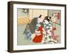 Couple Having Sex-Japanese School-Framed Giclee Print