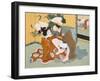 Couple Having Sex-Japanese School-Framed Giclee Print