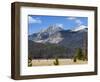 Couple Hiking Below Mount Baker, Rocky Mountain National Park, Colorado, USA-Christian Kober-Framed Photographic Print