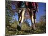 Couple Hiking During Autumn-null-Mounted Photographic Print