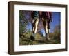 Couple Hiking During Autumn-null-Framed Photographic Print