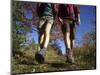 Couple Hiking During Autumn-null-Mounted Photographic Print
