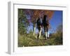 Couple Hiking During Autumn-null-Framed Photographic Print