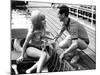 Couple Hire a Rowboat-null-Mounted Photographic Print