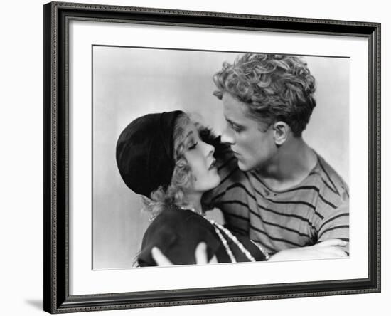 Couple Holding Each Other in Love-null-Framed Photo