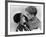 Couple Holding Each Other in Love-null-Framed Photo