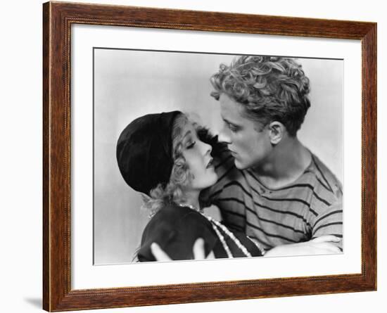 Couple Holding Each Other in Love-null-Framed Photo