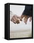 Couple Holding Hands-null-Framed Stretched Canvas