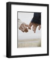 Couple Holding Hands-null-Framed Photographic Print