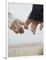 Couple Holding Hands-null-Framed Photographic Print