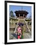 Couple Holding Parasol, Kiyomizu Dera Temple, Kyoto, Japan-Christian Kober-Framed Photographic Print