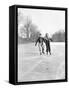 Couple Ice Skating-Philip Gendreau-Framed Stretched Canvas