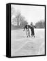 Couple Ice Skating-Philip Gendreau-Framed Stretched Canvas