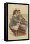 Couple in a Car-null-Framed Stretched Canvas