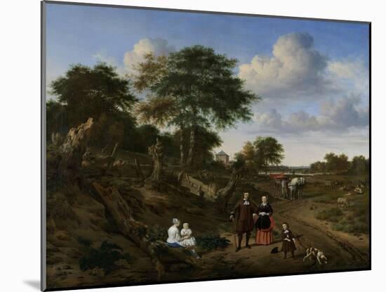 Couple in a Landscape-Adriaen van de Velde-Mounted Art Print