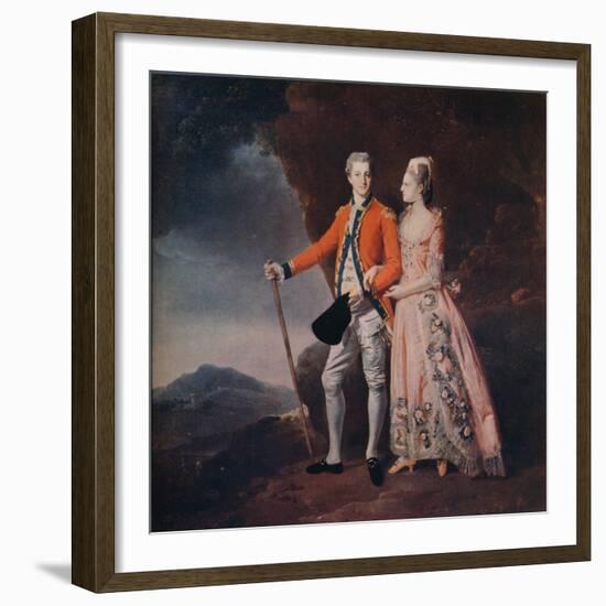 'Couple in a Mountain Landscape', c1779-Johan Zoffany-Framed Giclee Print