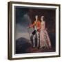 'Couple in a Mountain Landscape', c1779-Johan Zoffany-Framed Giclee Print