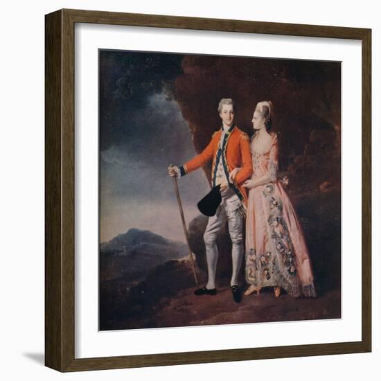 'Couple in a Mountain Landscape', c1779-Johan Zoffany-Framed Giclee Print