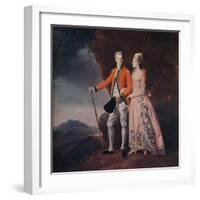 'Couple in a Mountain Landscape', c1779-Johan Zoffany-Framed Giclee Print