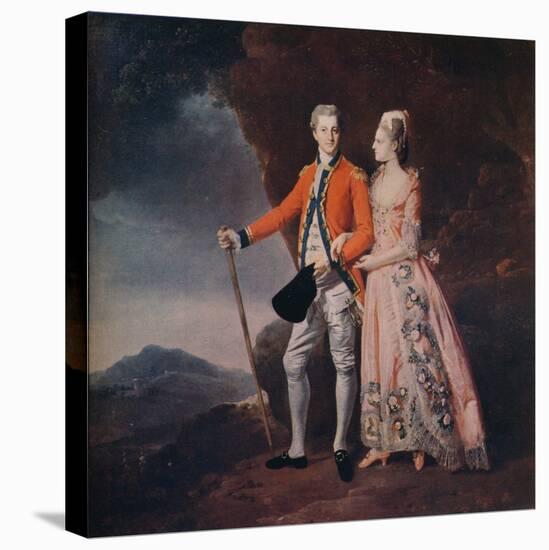 'Couple in a Mountain Landscape', c1779-Johan Zoffany-Stretched Canvas