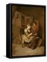 Couple in an Interior-Cornelis Bega-Framed Stretched Canvas