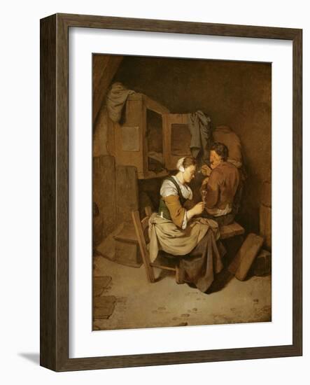 Couple in an Interior-Cornelis Bega-Framed Giclee Print