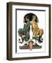 "Couple in Barber Chairs,"May 10, 1930-Elbert Mcgran Jackson-Framed Giclee Print