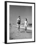 Couple in Bathing Suits at the Beach-Philip Gendreau-Framed Photographic Print