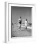 Couple in Bathing Suits at the Beach-Philip Gendreau-Framed Photographic Print